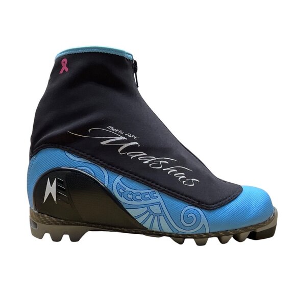 Madshus Metis RPC Womens Black & Blue Nordic Style Cross-Country Ski Boots Sz 7 - Picture 1 of 8